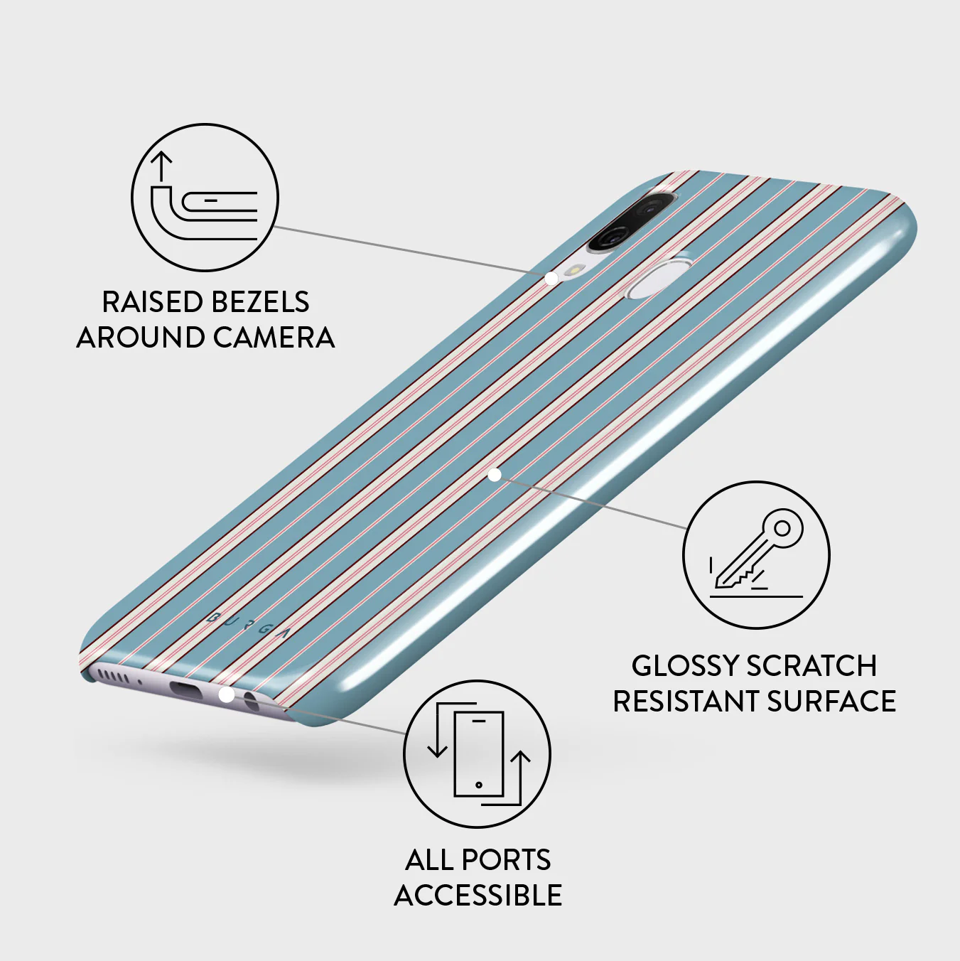 Afternoon Nap - Samsung Galaxy A40 Case - Image 3