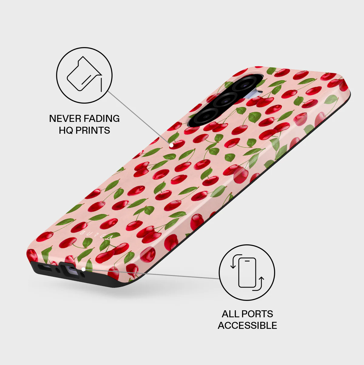 Afternoon Treat - Cherry Samsung Galaxy A37 5G Case - Image 3