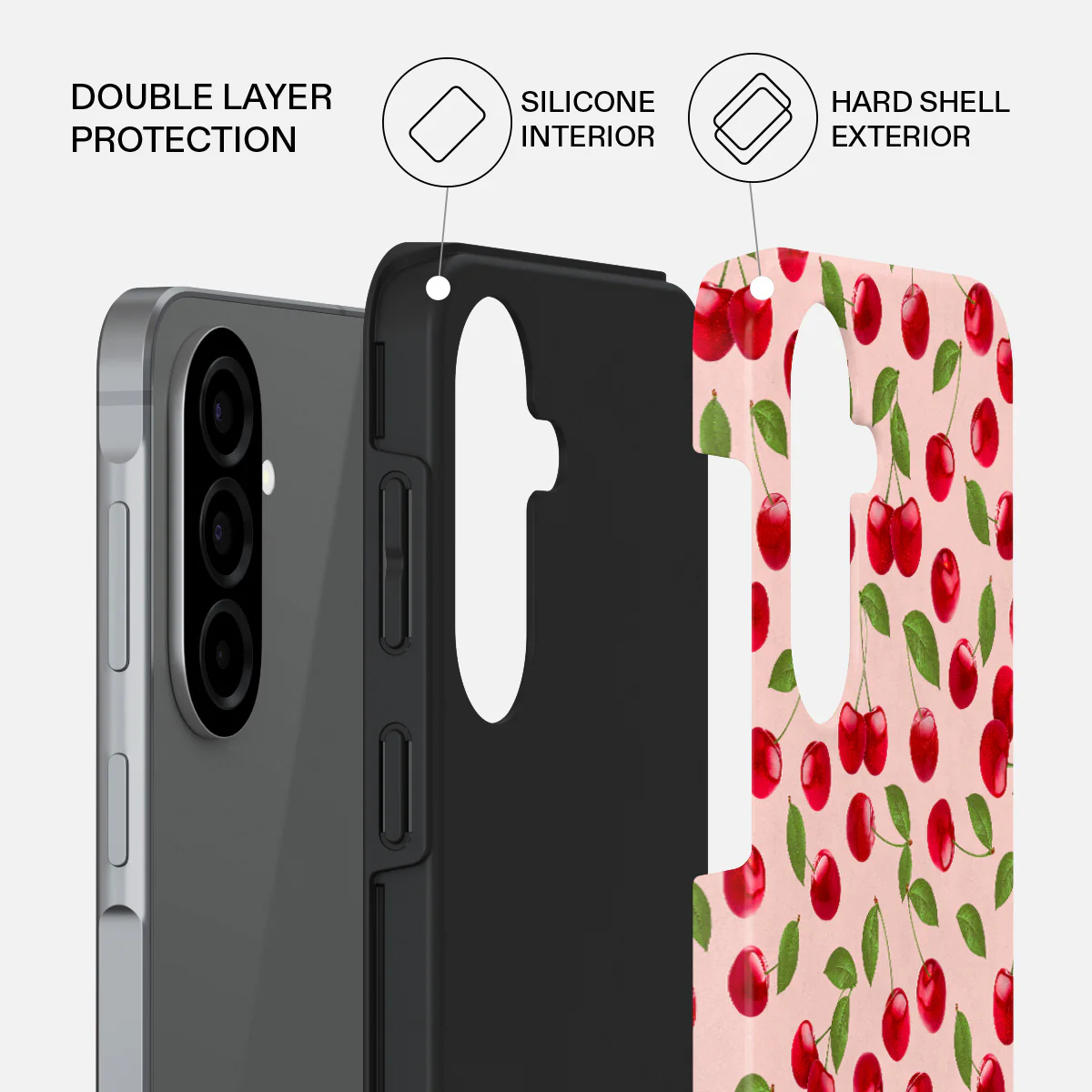 Afternoon Treat - Cherry Samsung Galaxy A57 5G Case - Image 2