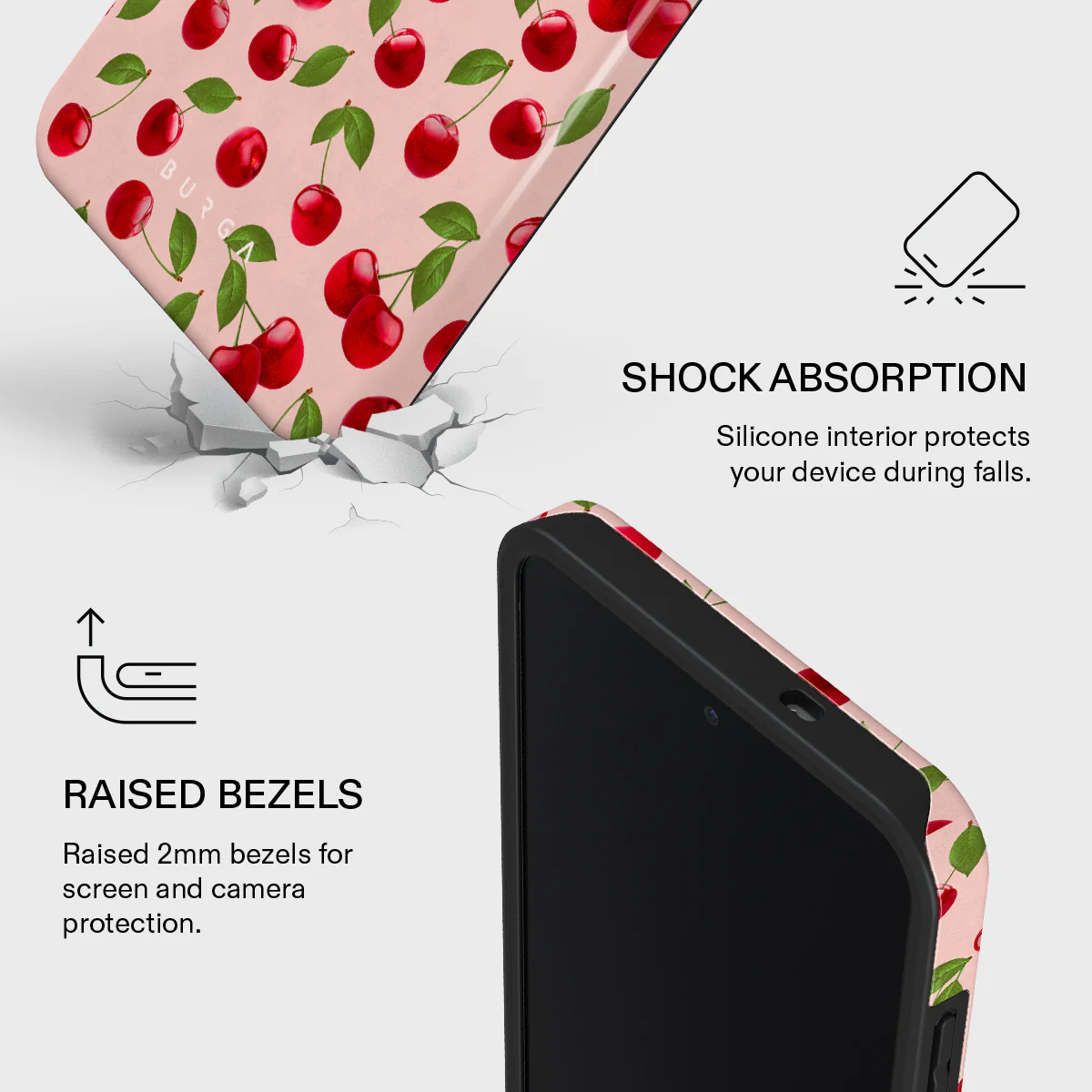 Afternoon Treat - Cherry Samsung Galaxy S25 FE Case - Image 4
