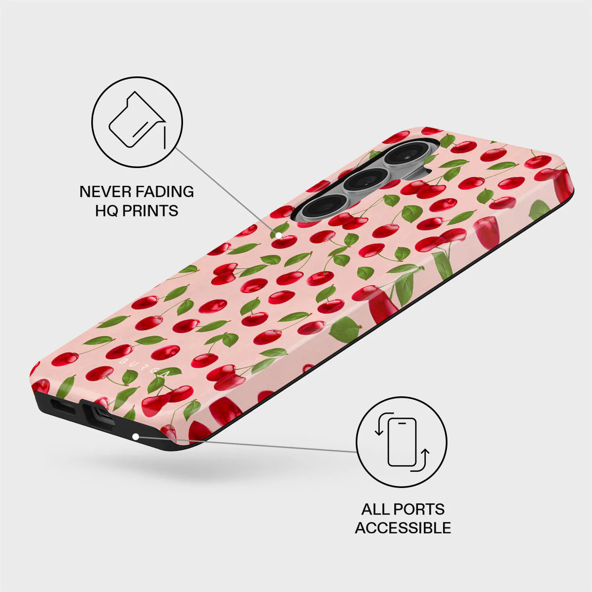 Afternoon Treat - Cherry Samsung Galaxy S26 Case - Image 3