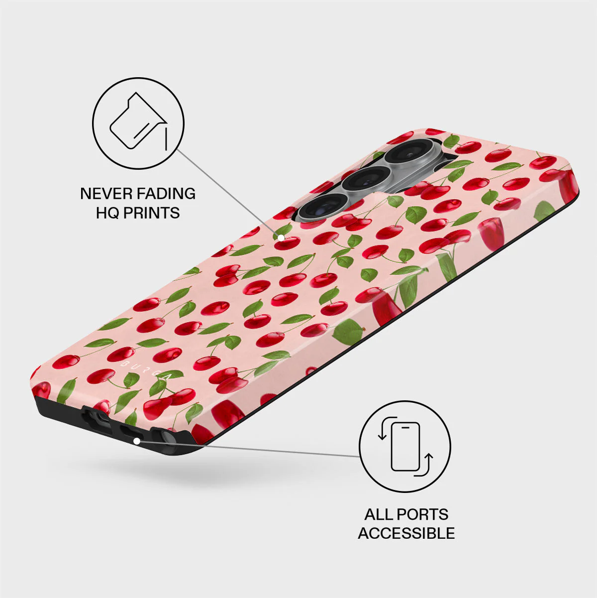 Afternoon Treat - Cherry Samsung Galaxy S26 Ultra Case - Image 3