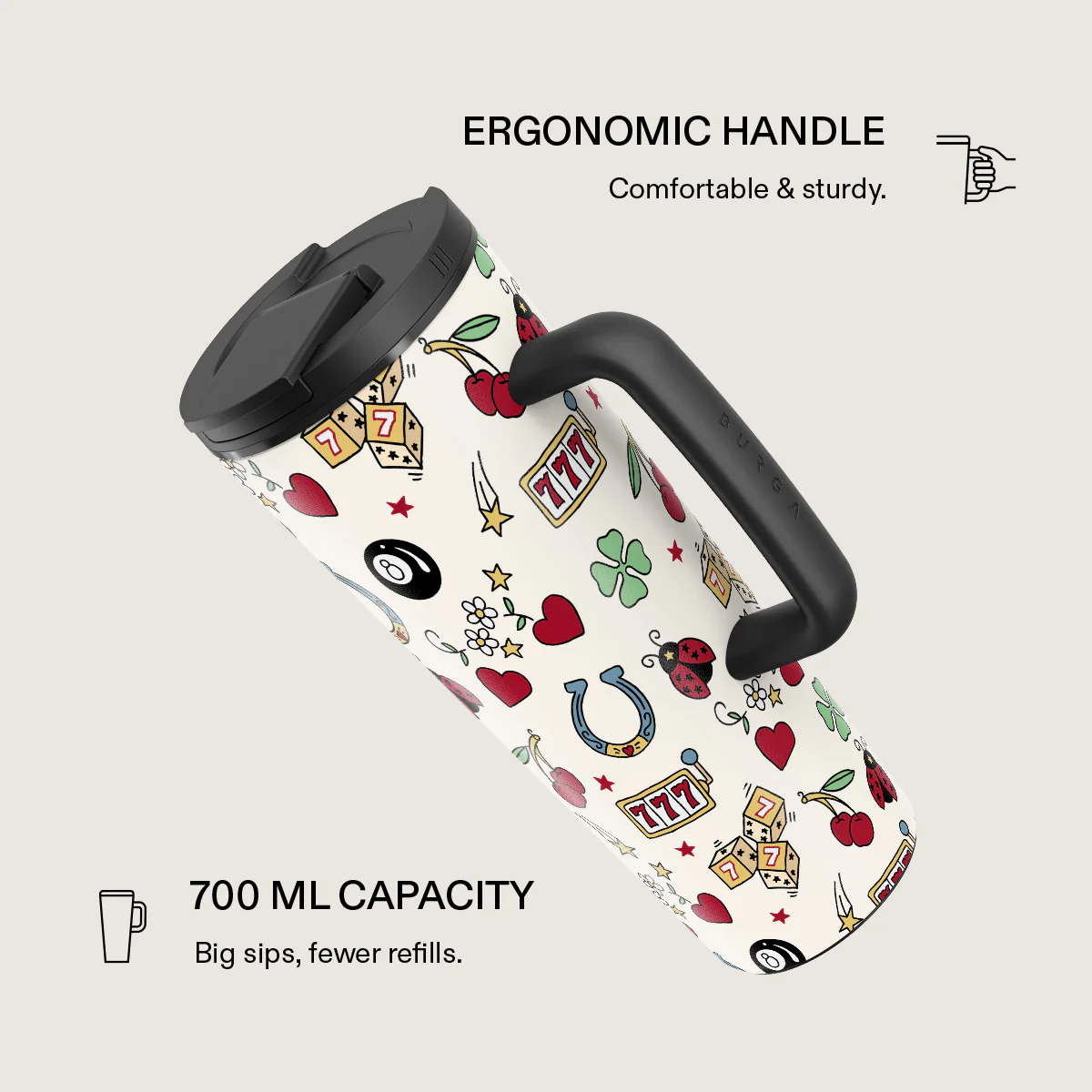 Against the Odds - EasyGrip Travel Mug - Image 2
