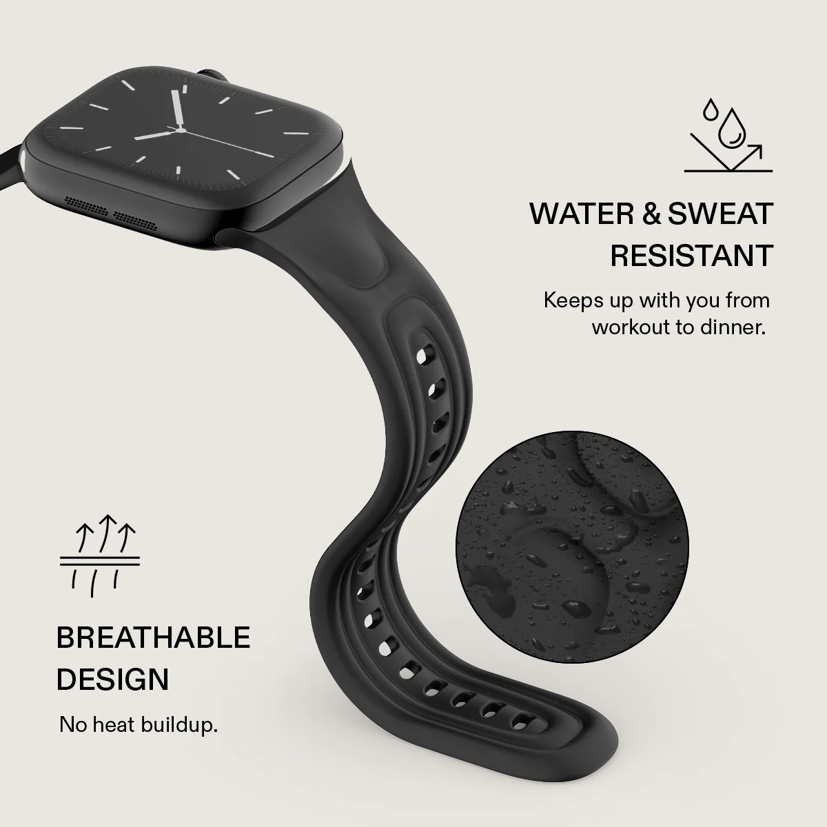 Apple Watch Rubber Band - Cloud - Image 4