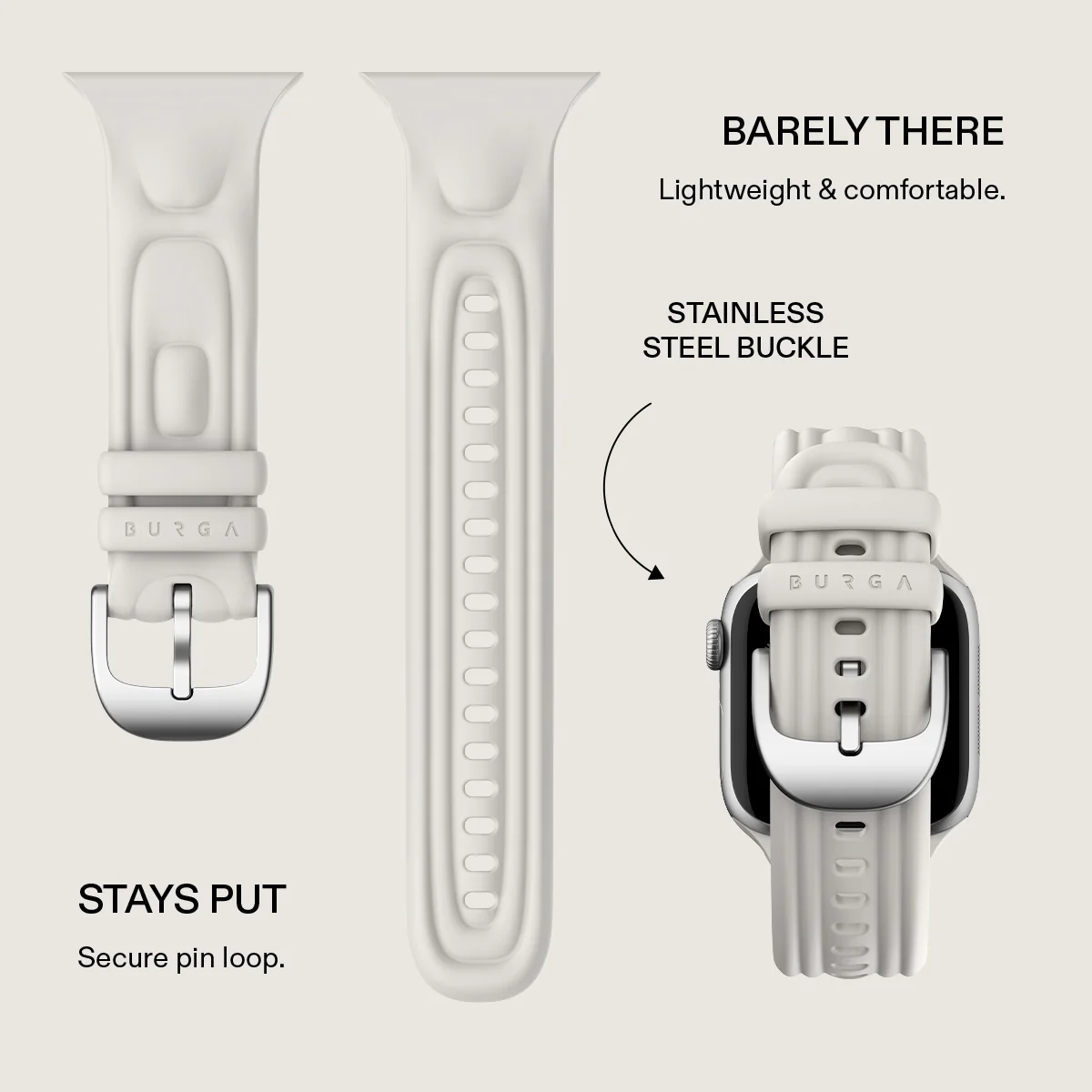Apple Watch Rubber Band - Cloud - Image 8