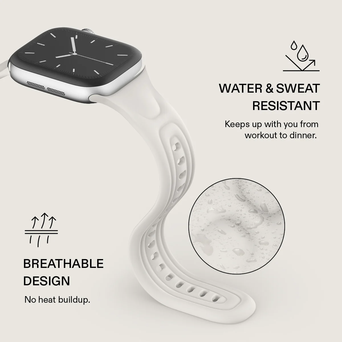 Apple Watch Rubber Band - Cloud - Image 9