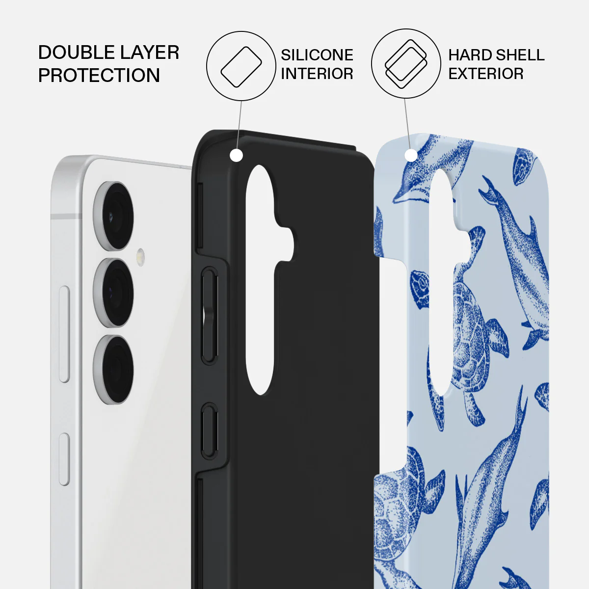 Aquatic Dance - Samsung Galaxy S25 FE Case - Image 2
