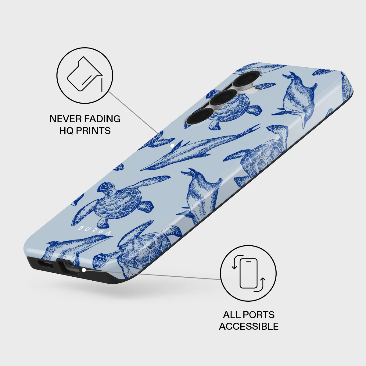 Aquatic Dance - Samsung Galaxy S25 FE Case - Image 3