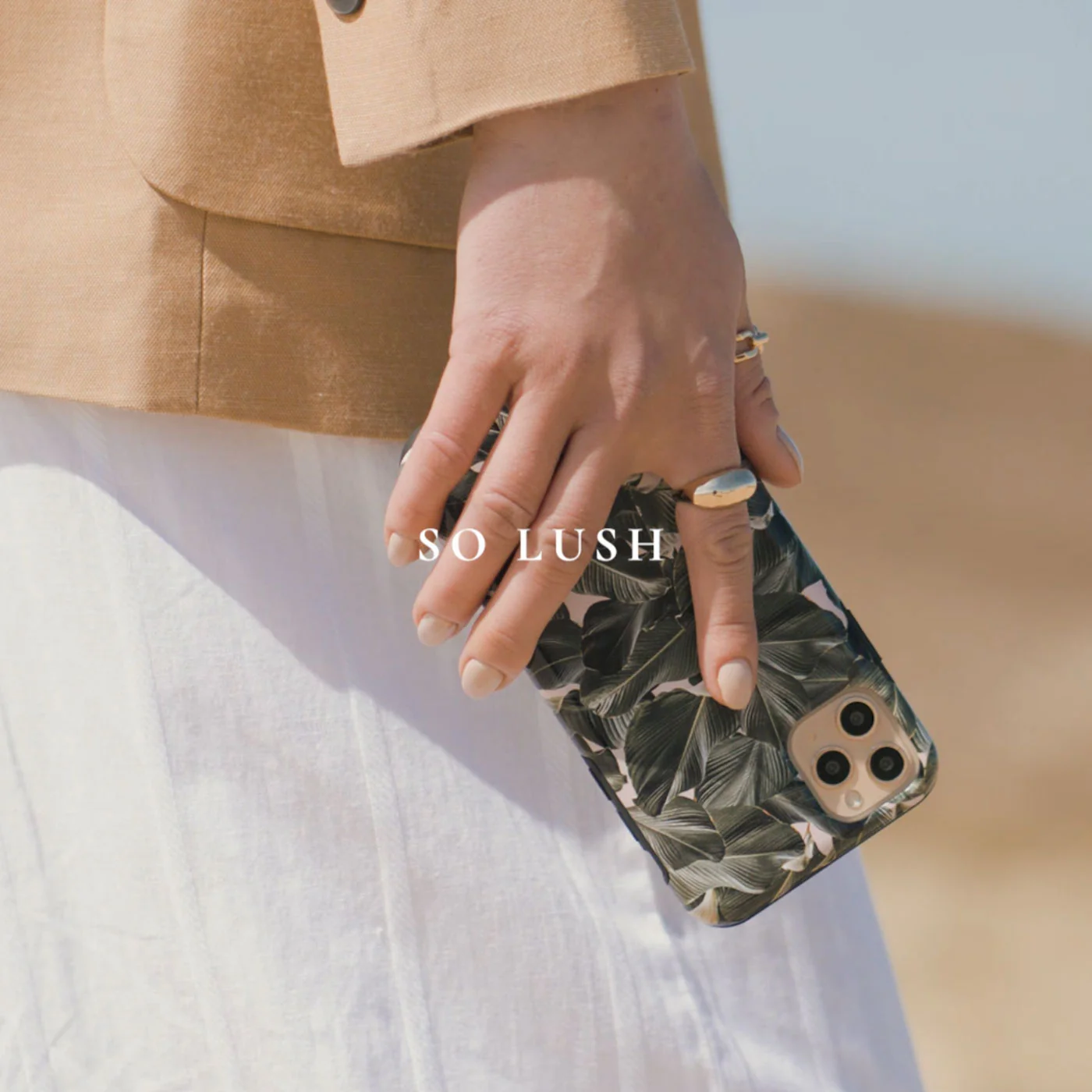 So Lush - Bannana Leaves iPhone 17e Case - Image 5