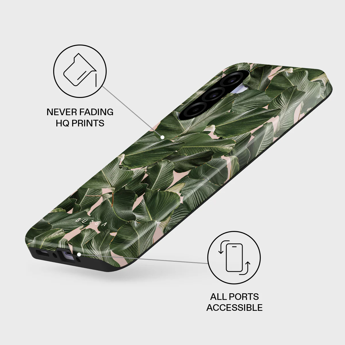 So Lush - Bannana Leaves Samsung Galaxy A37 5G Case - Image 3