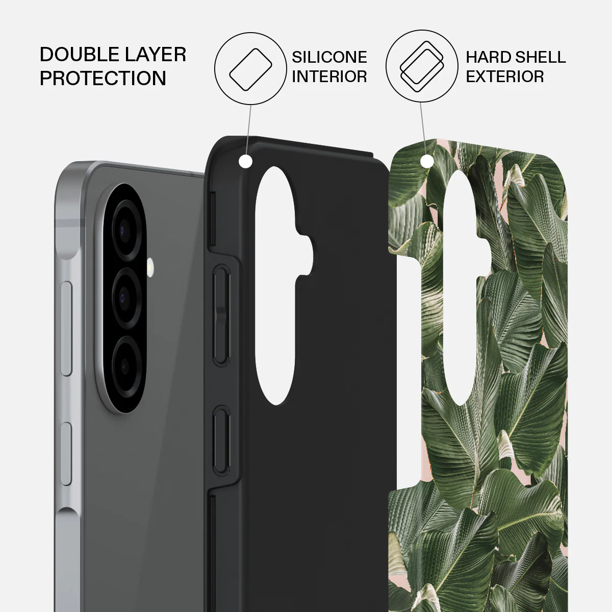 So Lush - Bannana Leaves Samsung Galaxy A57 5G Case - Image 2