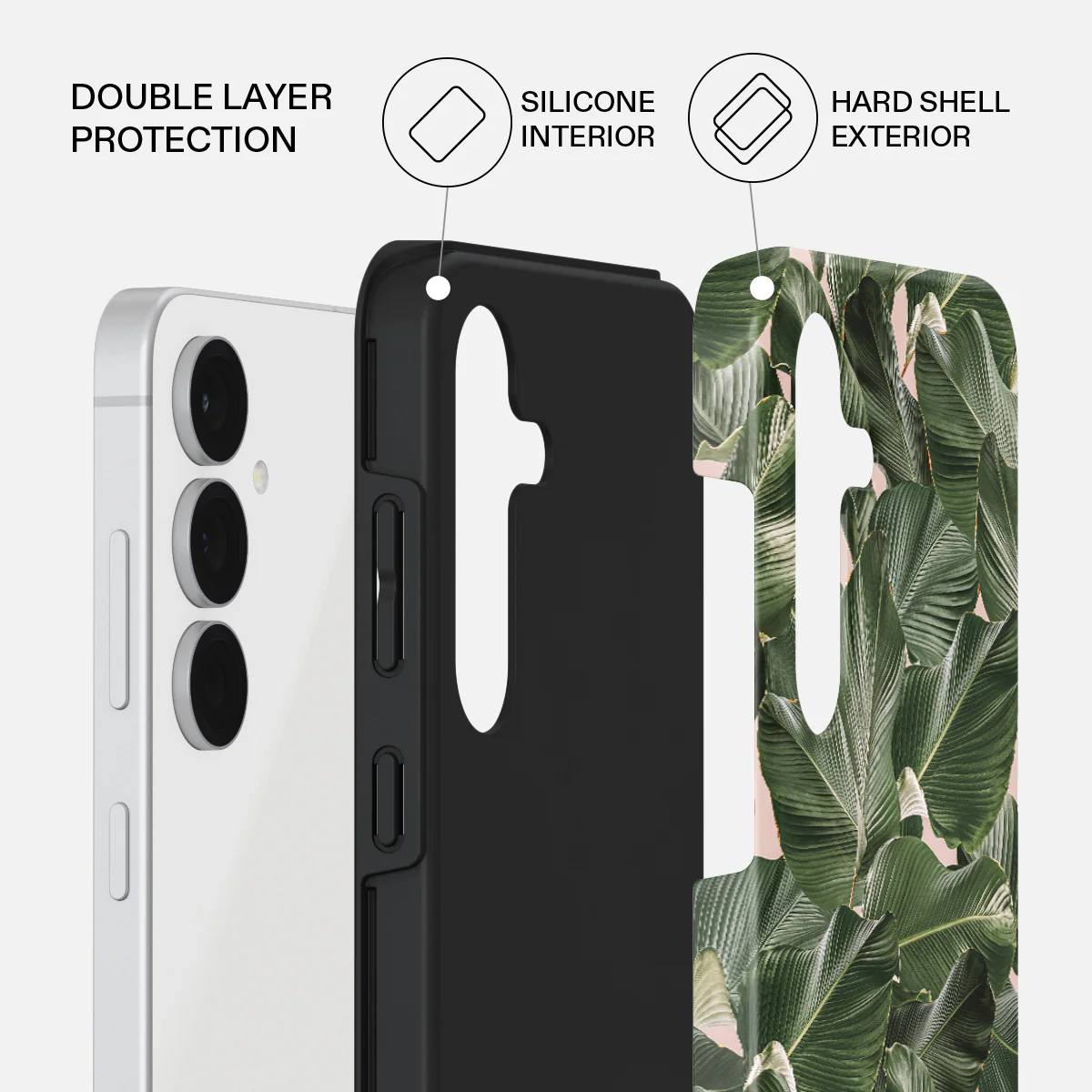 So Lush - Bannana Leaves Samsung Galaxy S25 FE Case - Image 2
