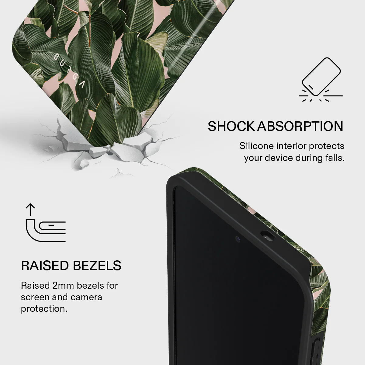 So Lush - Bannana Leaves Samsung Galaxy S25 FE Case - Image 4