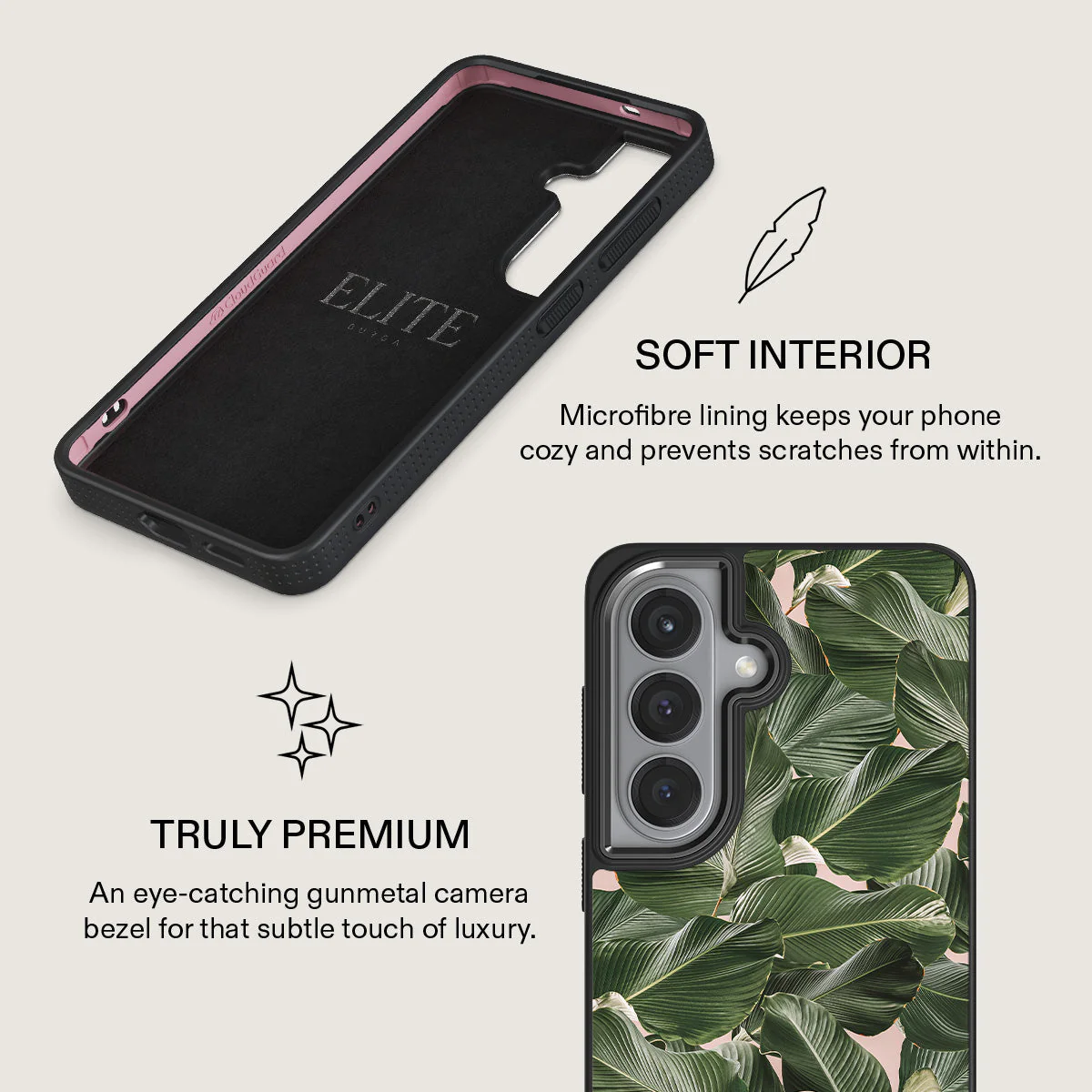 So Lush - Bannana Leaves Samsung Galaxy S26 Case - Image 17