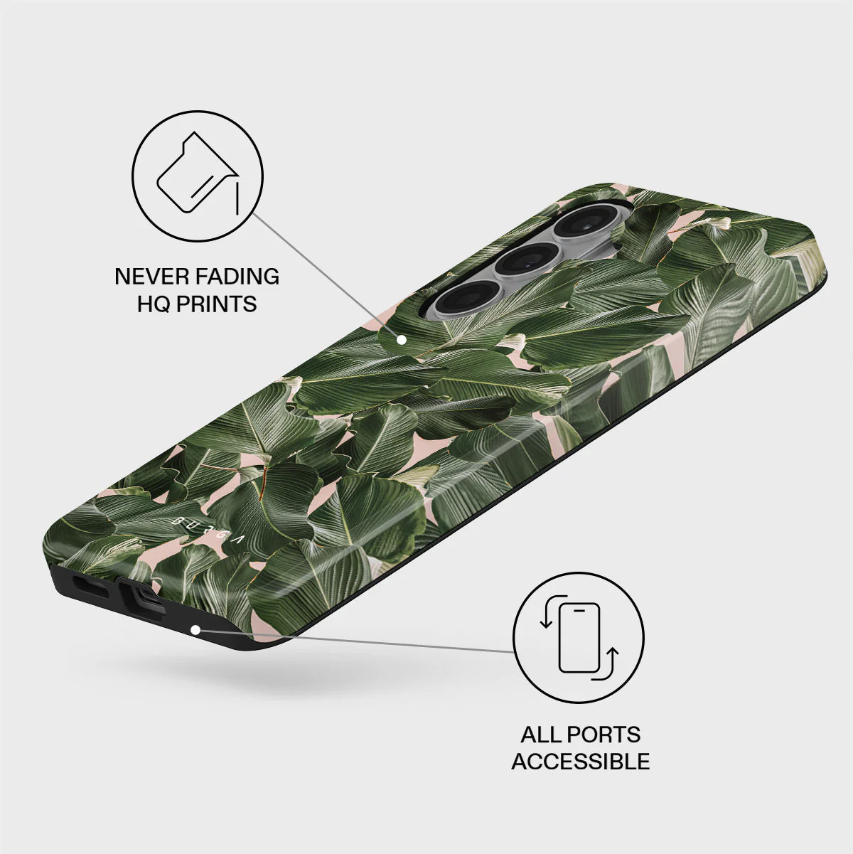 So Lush - Bannana Leaves Samsung Galaxy S26 Case - Image 3