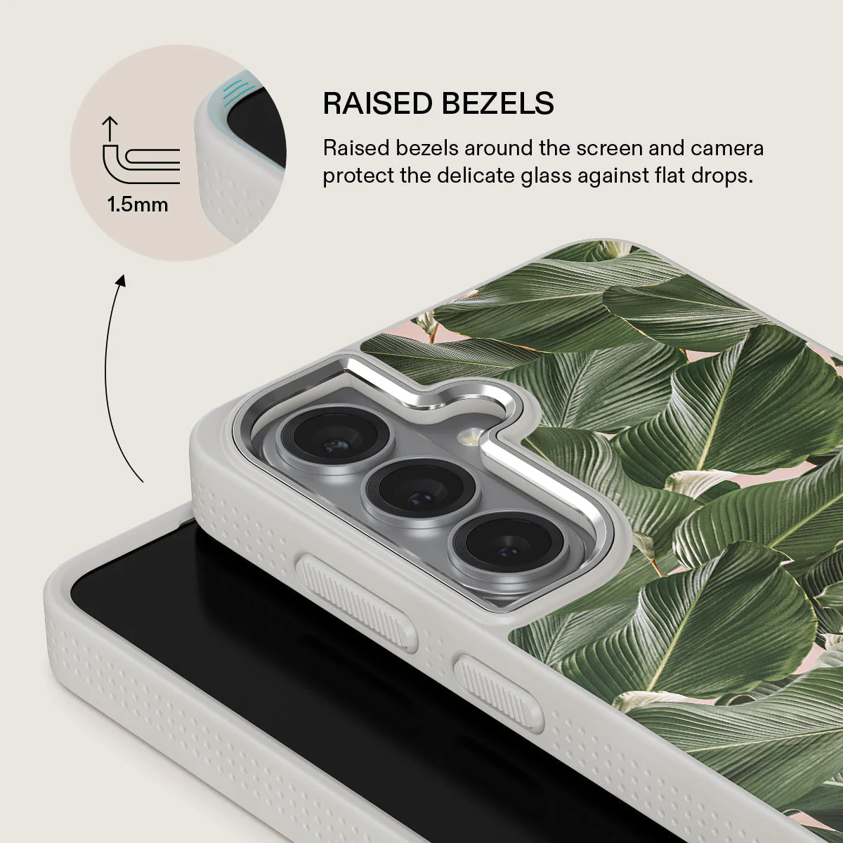 So Lush - Bannana Leaves Samsung Galaxy S26 Case - Image 36