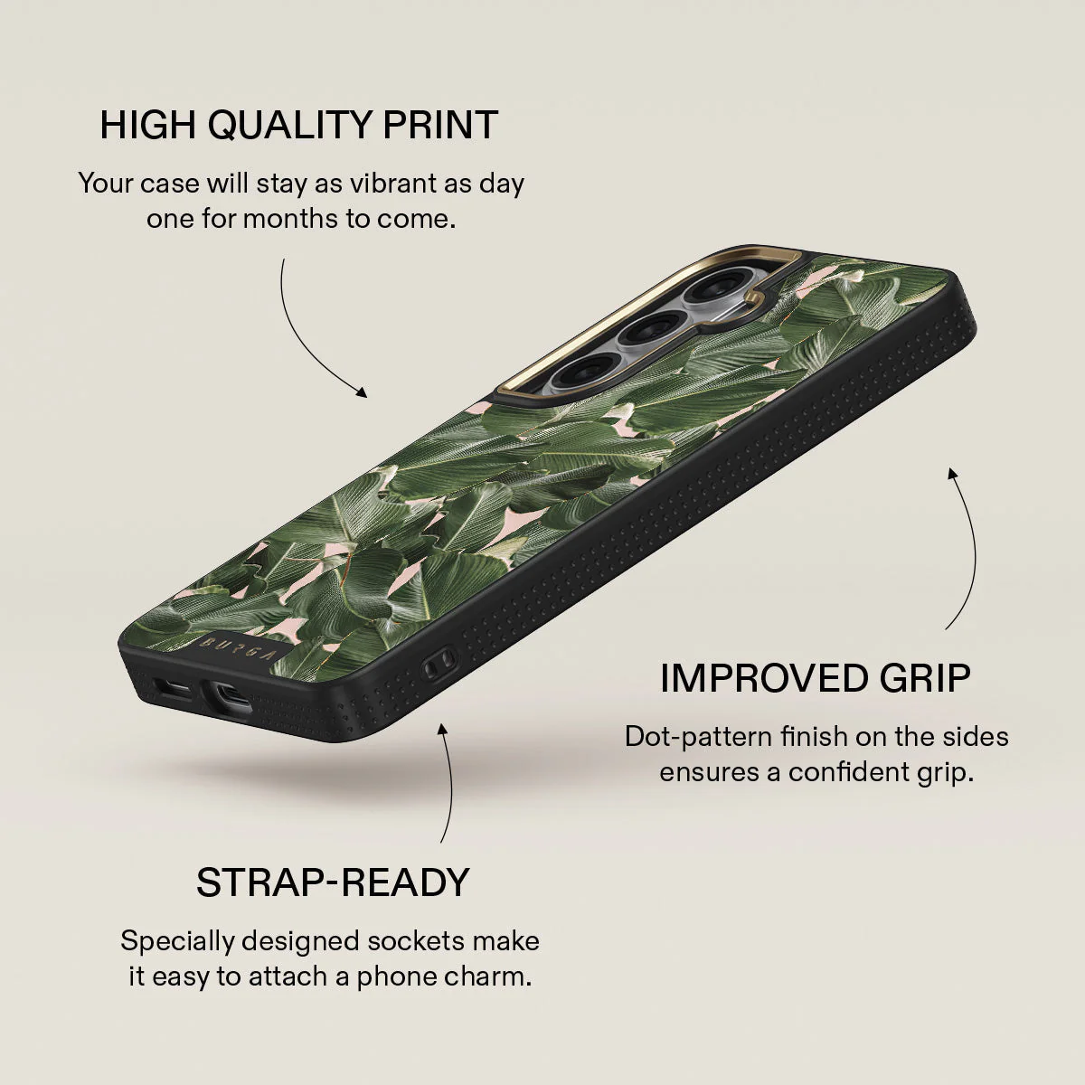 So Lush - Bannana Leaves Samsung Galaxy S26 Case - Image 9