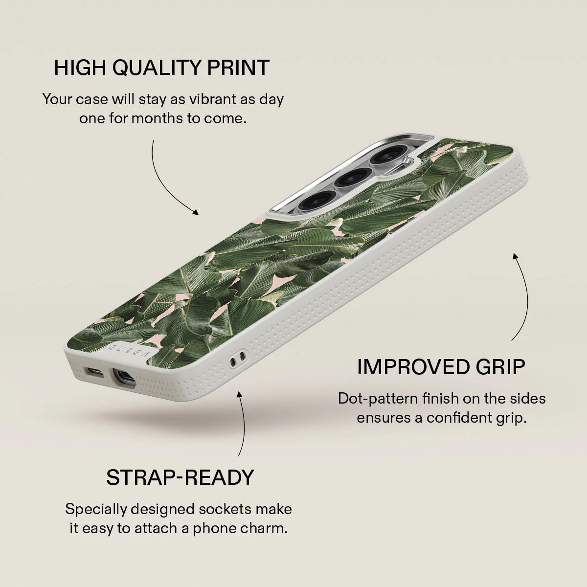 So Lush - Bannana Leaves Samsung Galaxy S26 Plus Case - Image 37