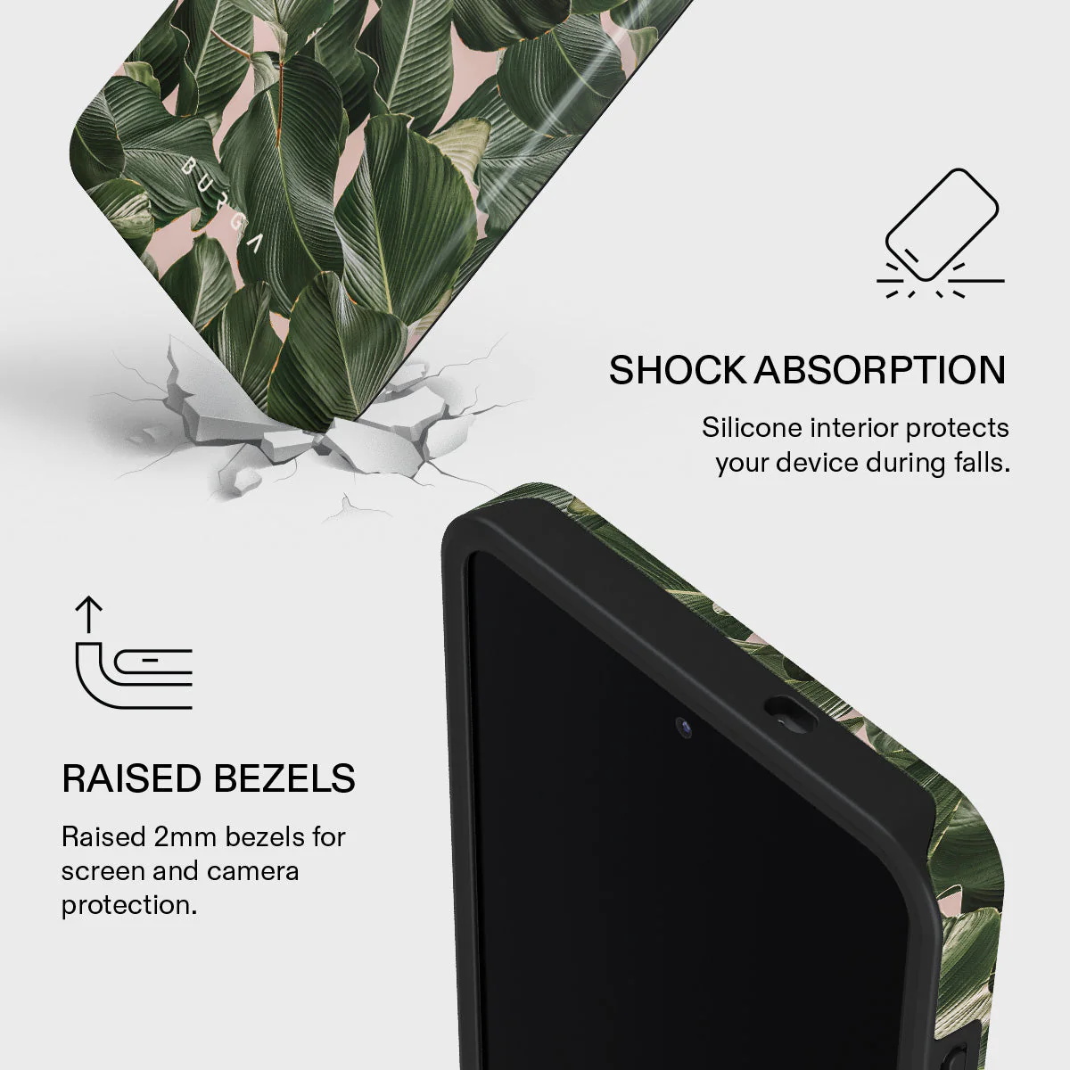 So Lush - Bannana Leaves Samsung Galaxy S26 Plus Case - Image 4