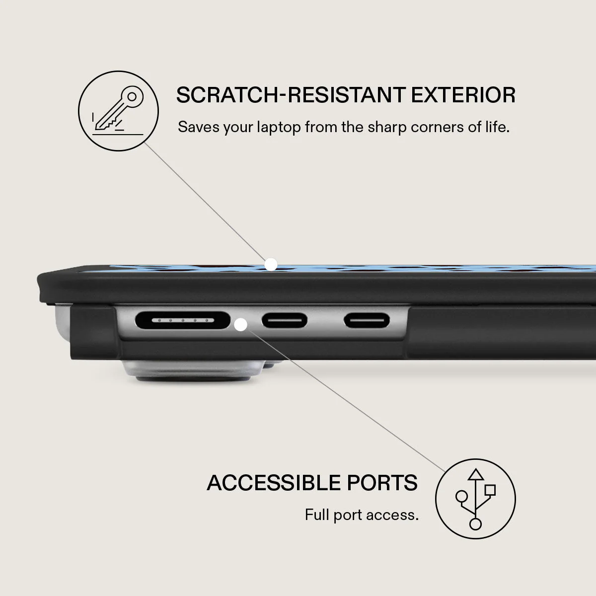 Barely Awake - Macbook Case - Image 10