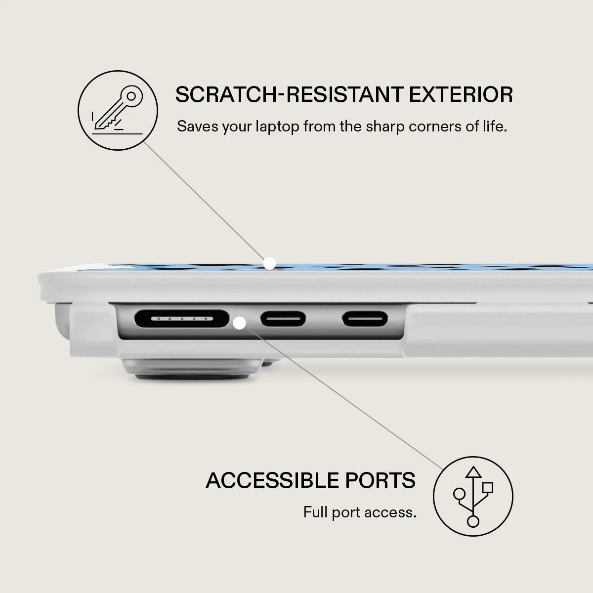 Barely Awake - Macbook Case - Image 9