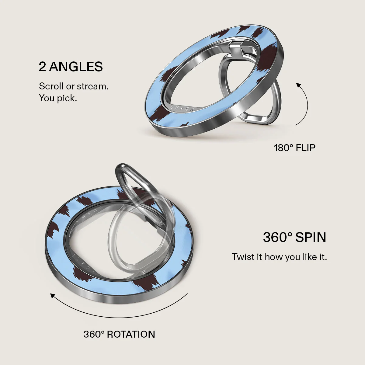 Barely Awake - Magnetic Ring Holder - Image 3