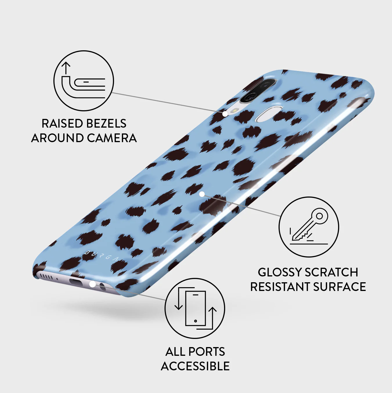 Barely Awake - Samsung Galaxy A40 Case - Image 3