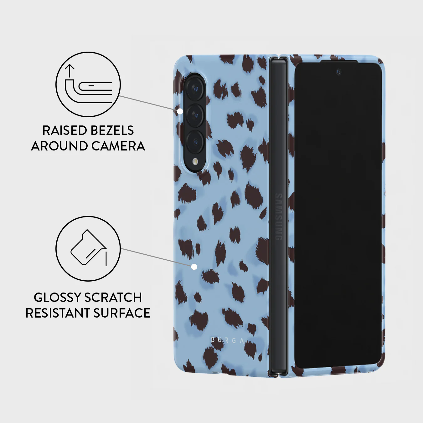 Barely Awake - Samsung Galaxy Z Fold 3 Case - Image 3
