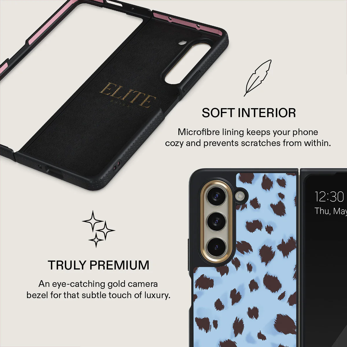 Barely Awake - Samsung Galaxy Z Fold 5 Case - Image 6
