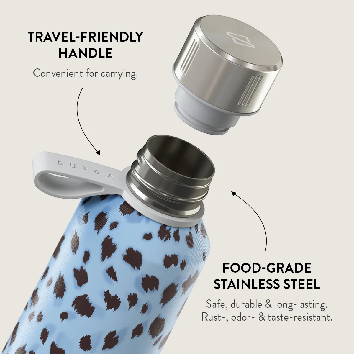 Barely Awake - Water Bottle - Image 4
