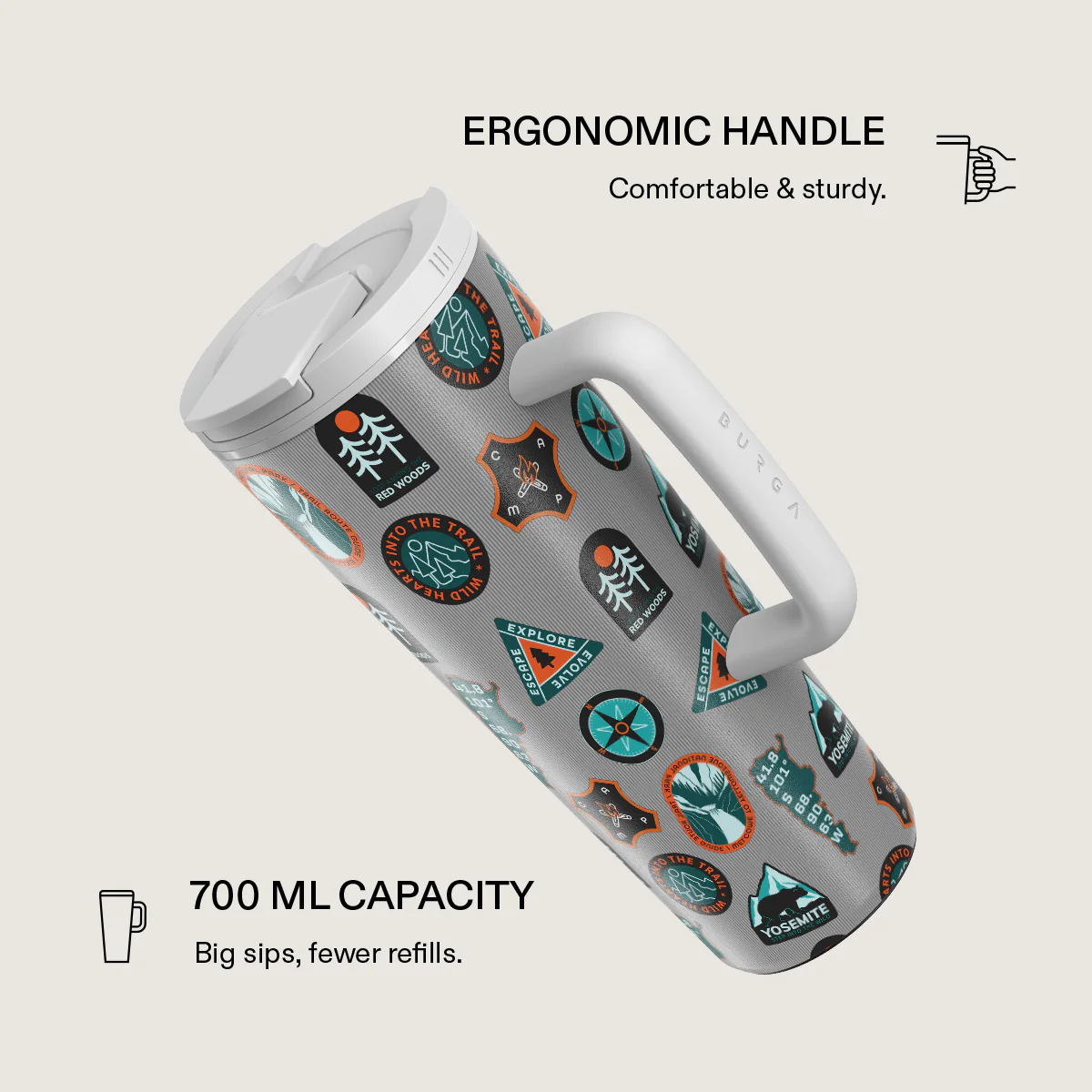 Basecamp - EasyGrip Travel Mug - Image 2