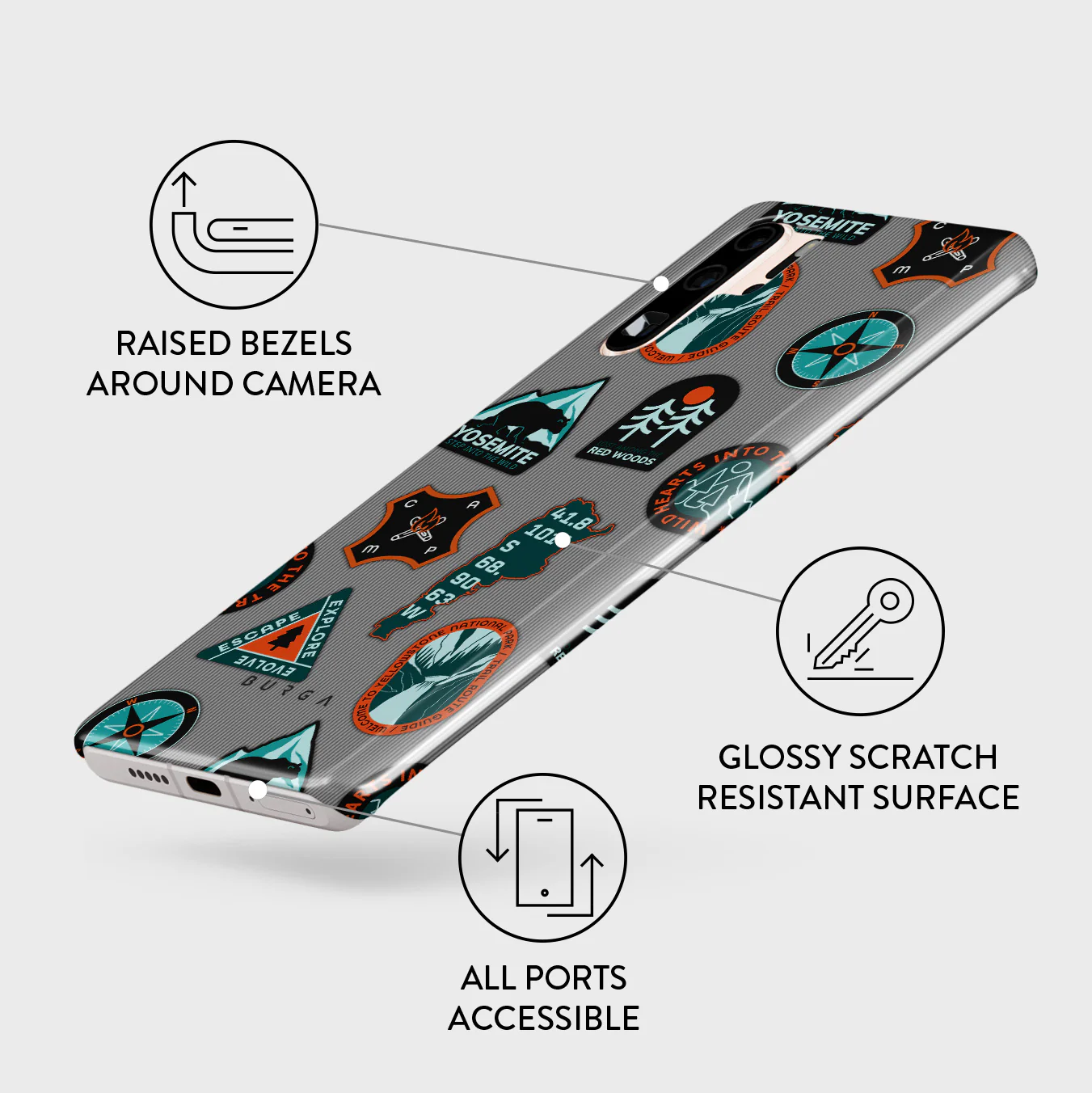 Basecamp - Huawei P30 Pro Case - Image 3