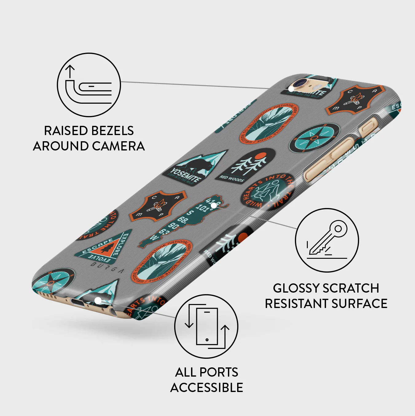 Basecamp - iPhone 6 / 6S Case - Image 3