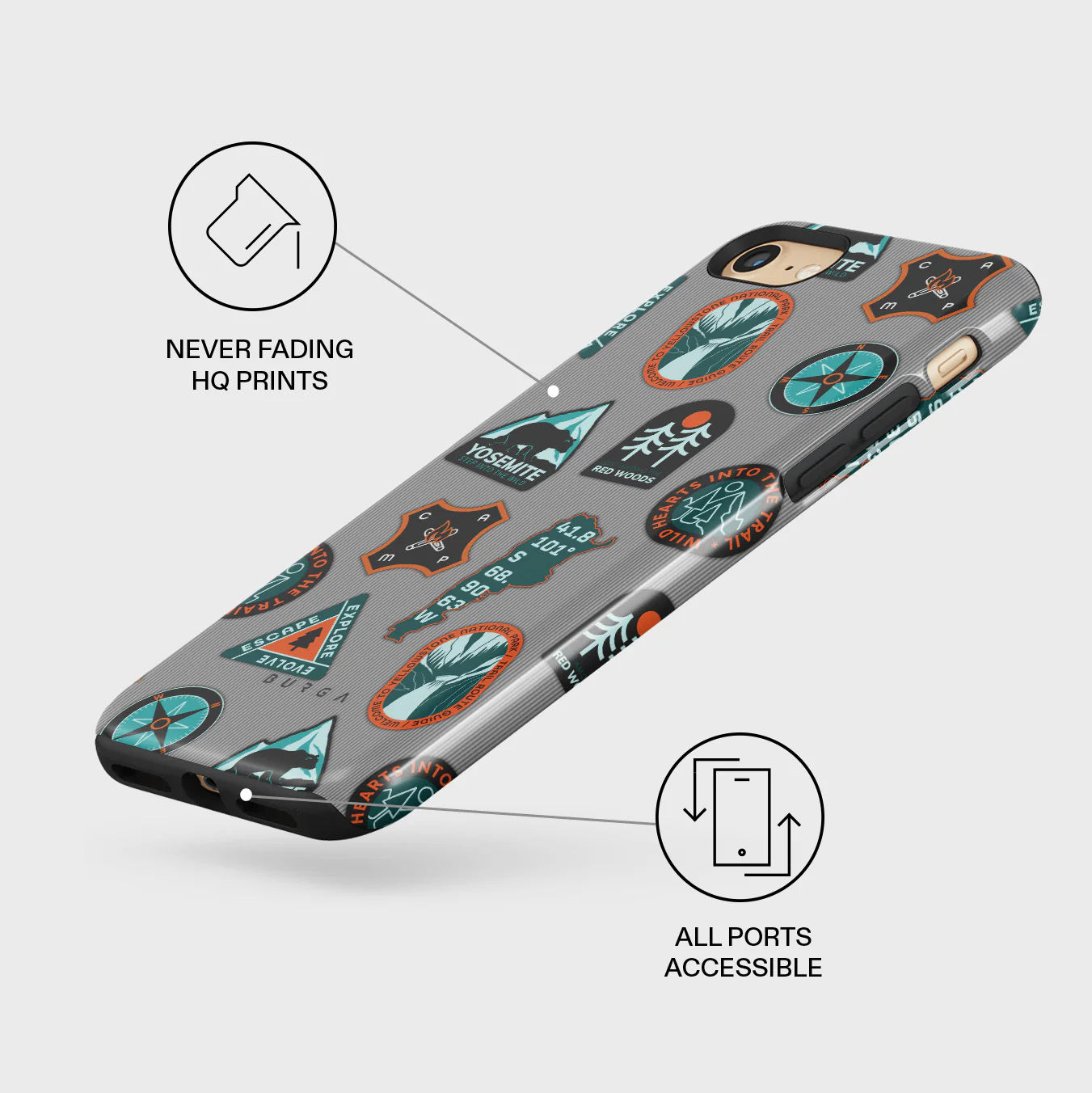 Basecamp - iPhone 7 / iPhone 8 Case - Image 7