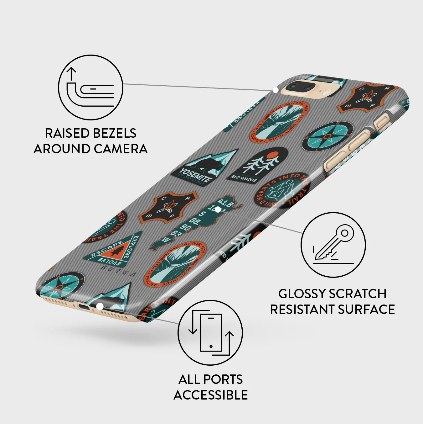 Basecamp - iPhone 7 Plus / 8 Plus Case - Image 3