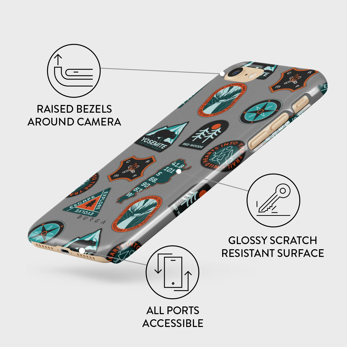 Basecamp - iPhone SE (2022) Case - Image 3