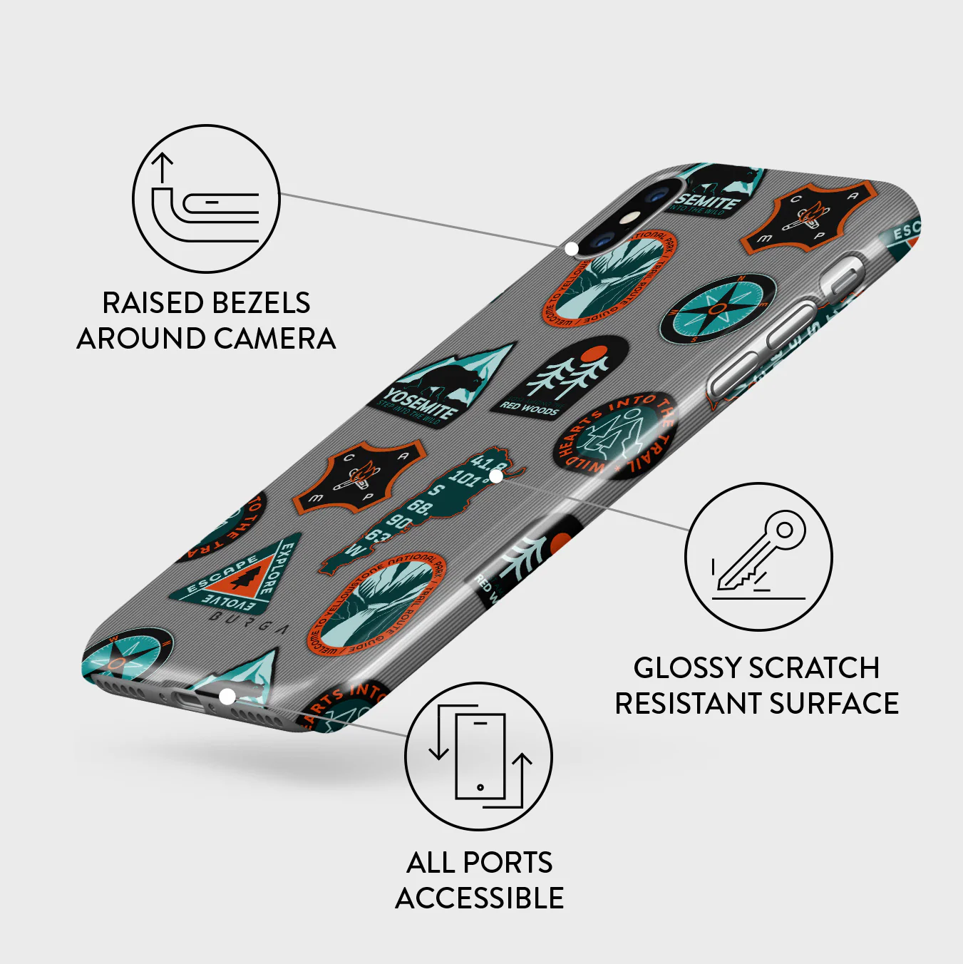 Basecamp - iPhone X / XS Case - Image 3