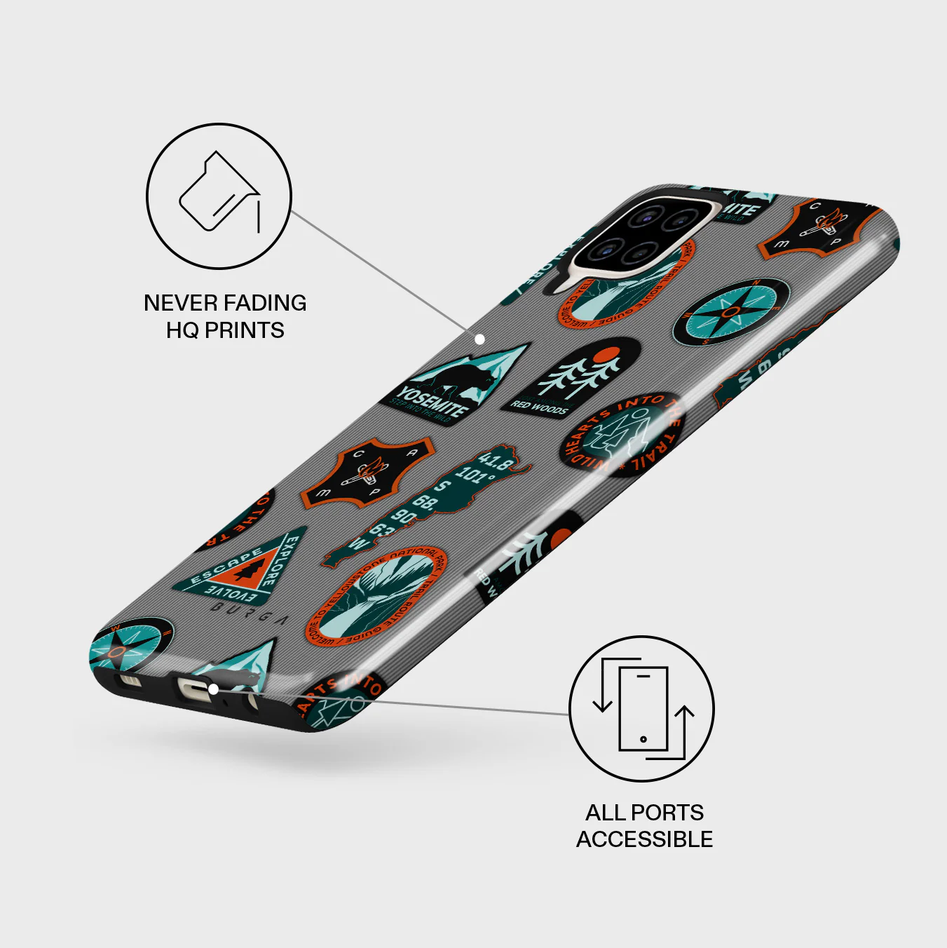 Basecamp - Samsung Galaxy A12 4G Case - Image 3