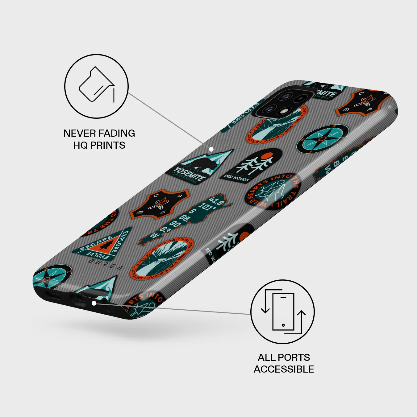Basecamp - Samsung Galaxy A22 5G Case - Image 3