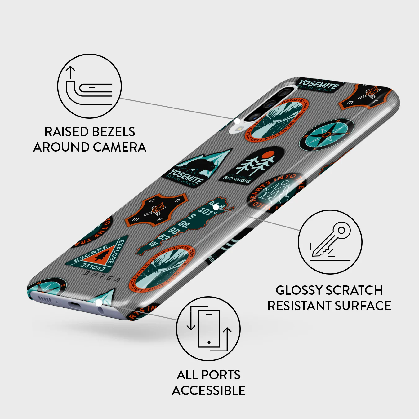 Basecamp - Samsung Galaxy A50 Case - Image 3