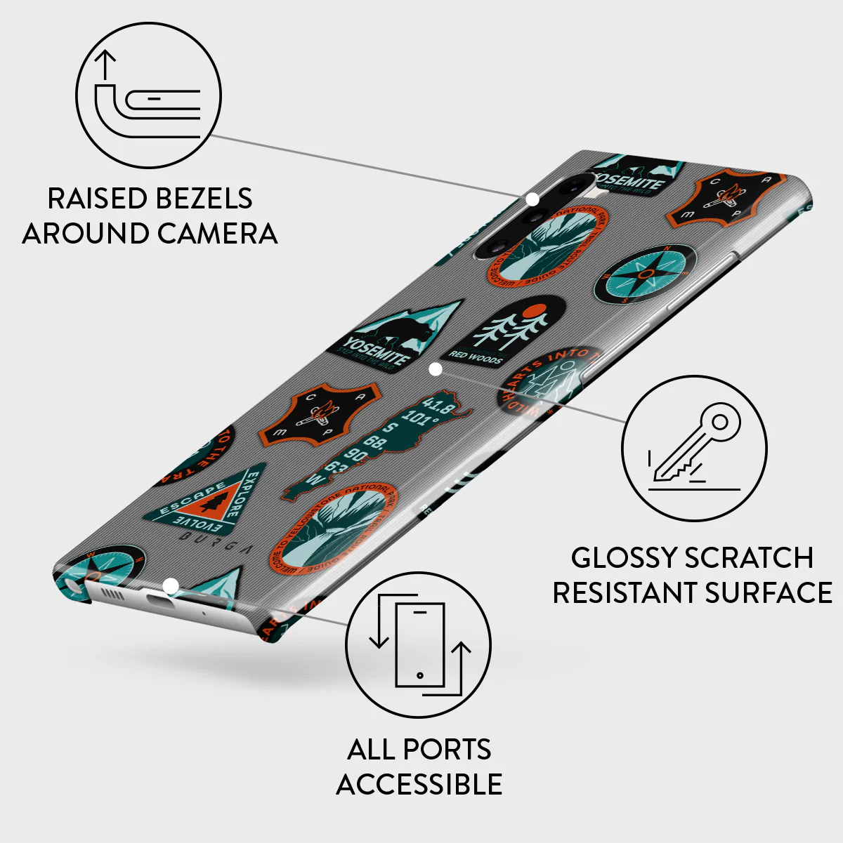 Basecamp - Samsung Galaxy Note 10 Case - Image 3