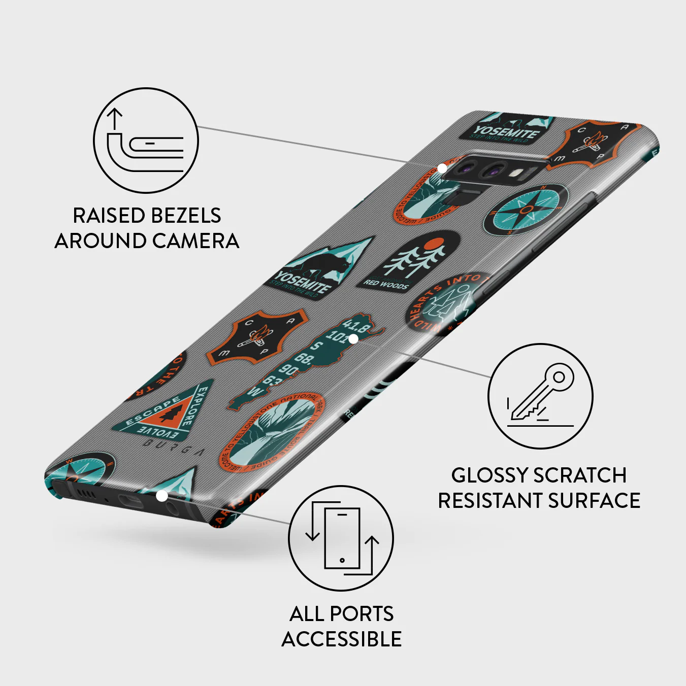 Basecamp - Samsung Galaxy Note 9 Case - Image 3