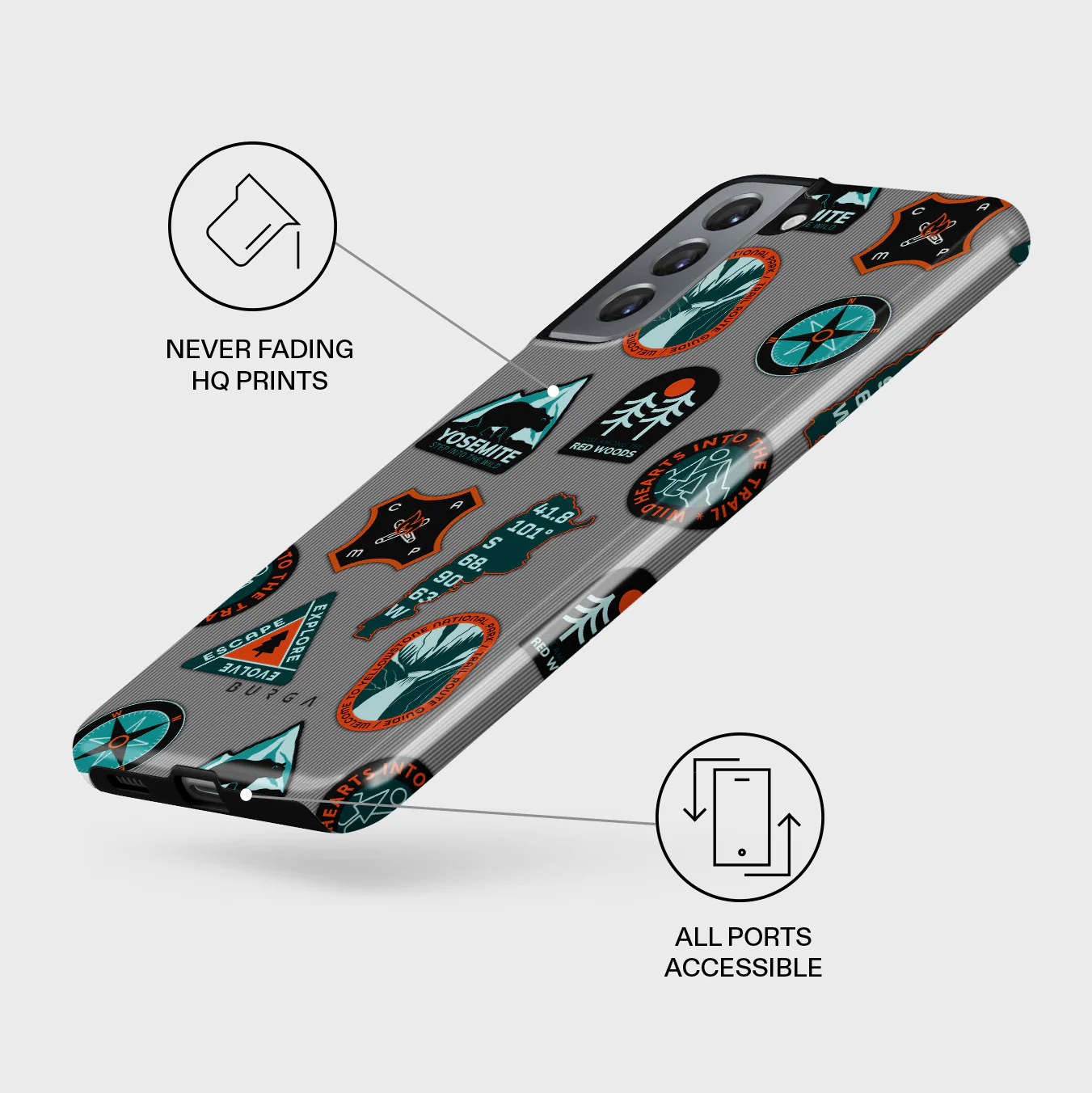 Basecamp - Samsung Galaxy S21 Case - Image 3