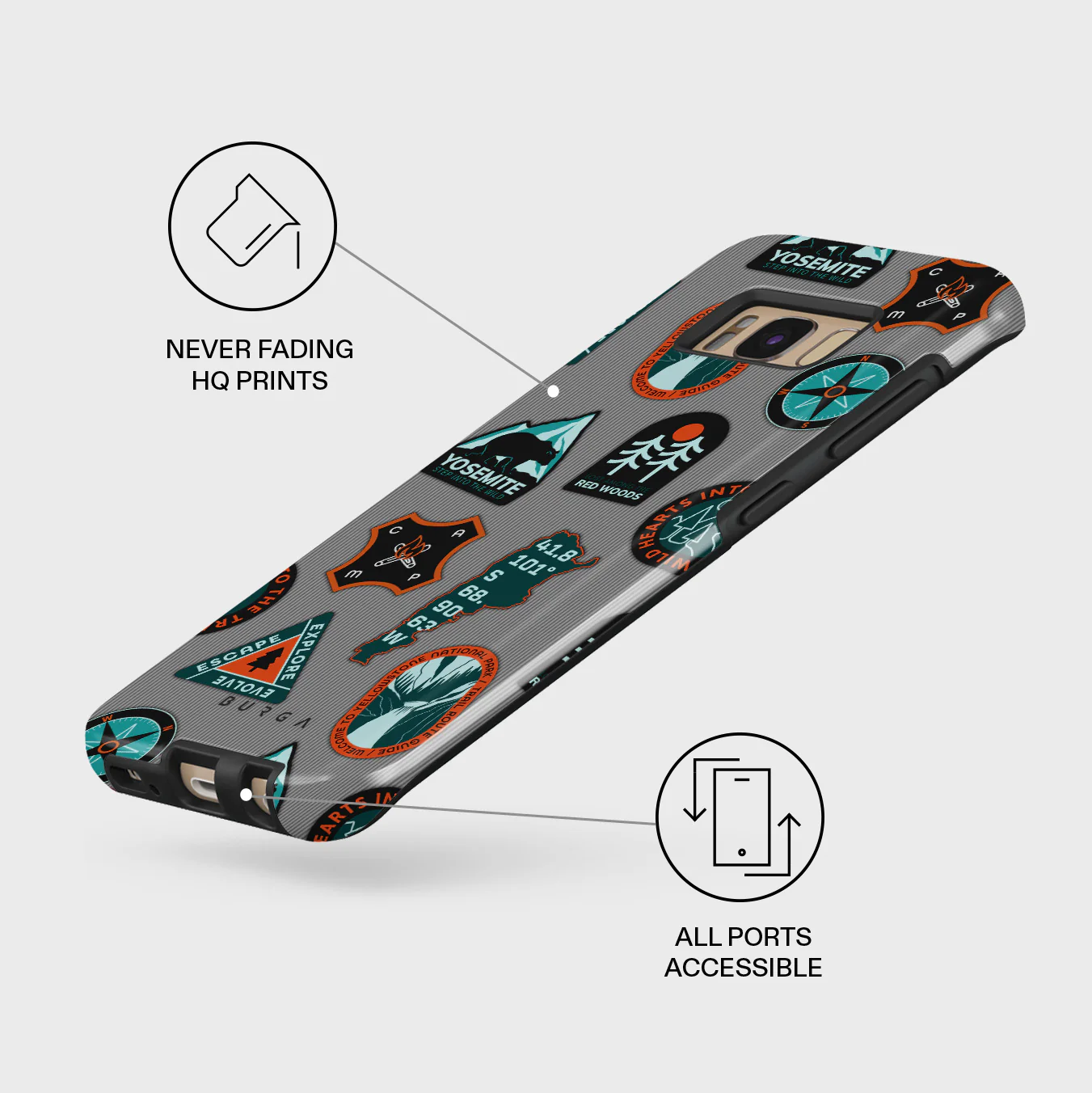 Basecamp - Samsung Galaxy S8 Case - Image 7