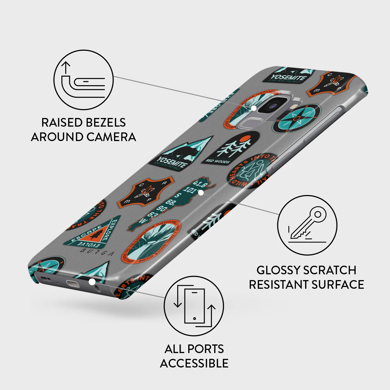 Basecamp - Samsung Galaxy S9 Case - Image 3