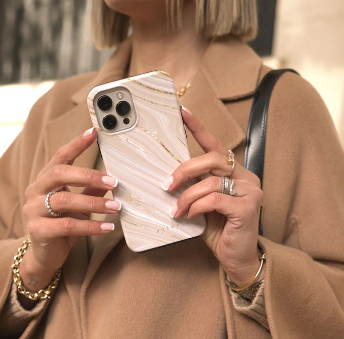 Full Glam - Beige iPhone 17e Case - Image 5