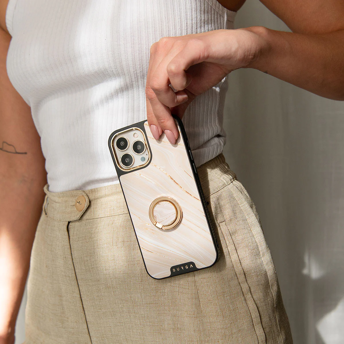 Full Glam - Beige Samsung Galaxy S26 Ultra Case - Image 52