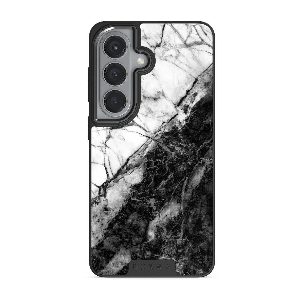 Fatal Contradiction - Black & White Marble Samsung Galaxy S26 Case - Image 12