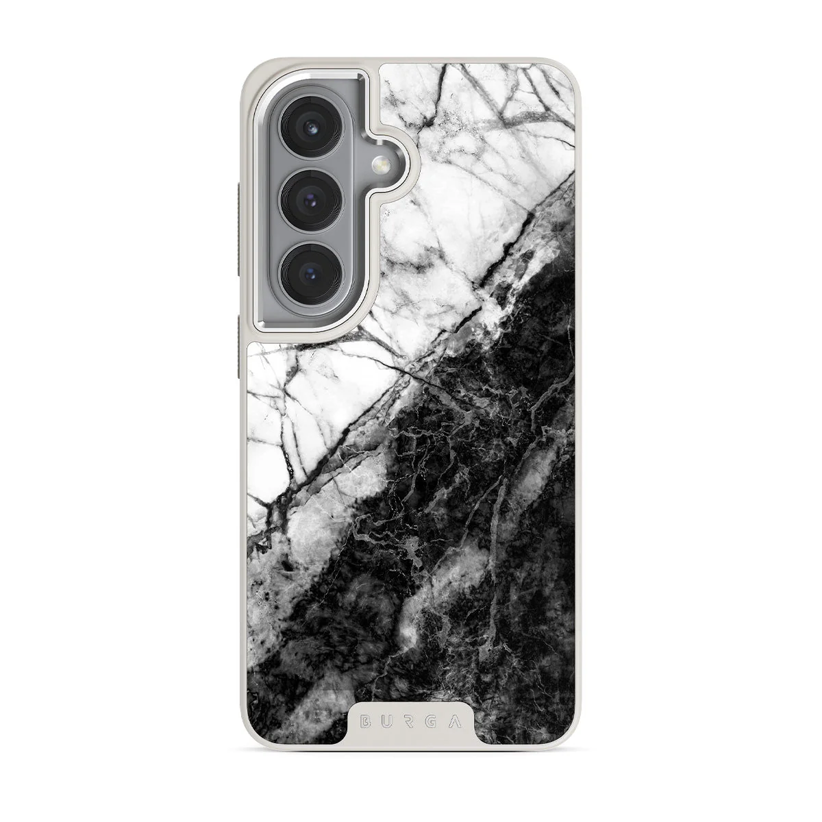 Fatal Contradiction - Black & White Marble Samsung Galaxy S26 Case - Image 33