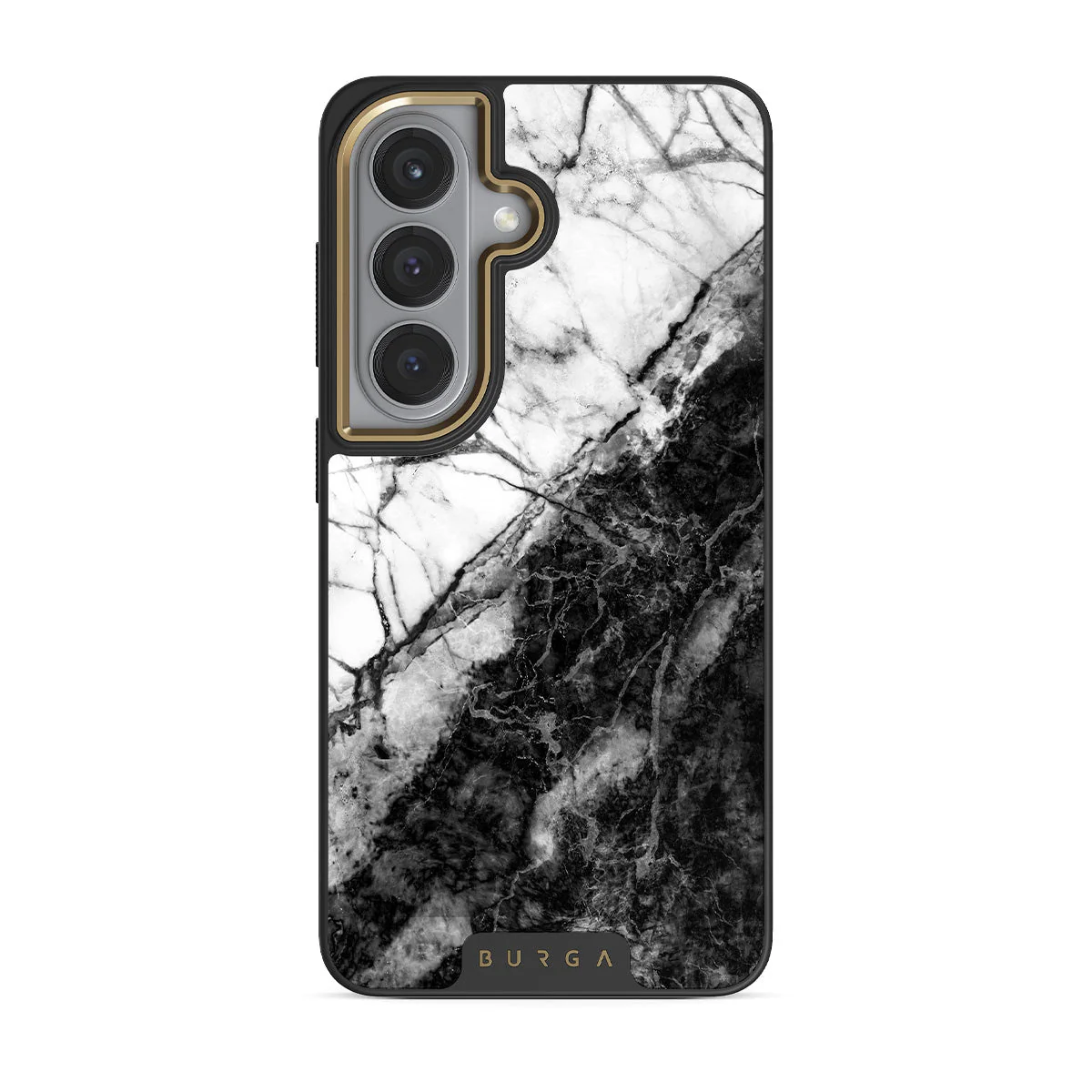 Fatal Contradiction - Black & White Marble Samsung Galaxy S26 Plus Case - Image 5